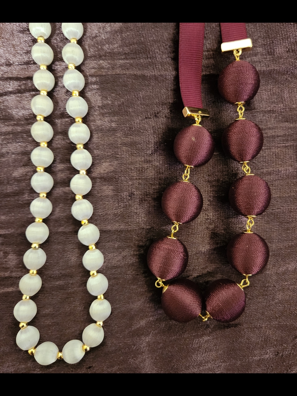 Threaded Bead Necklaces